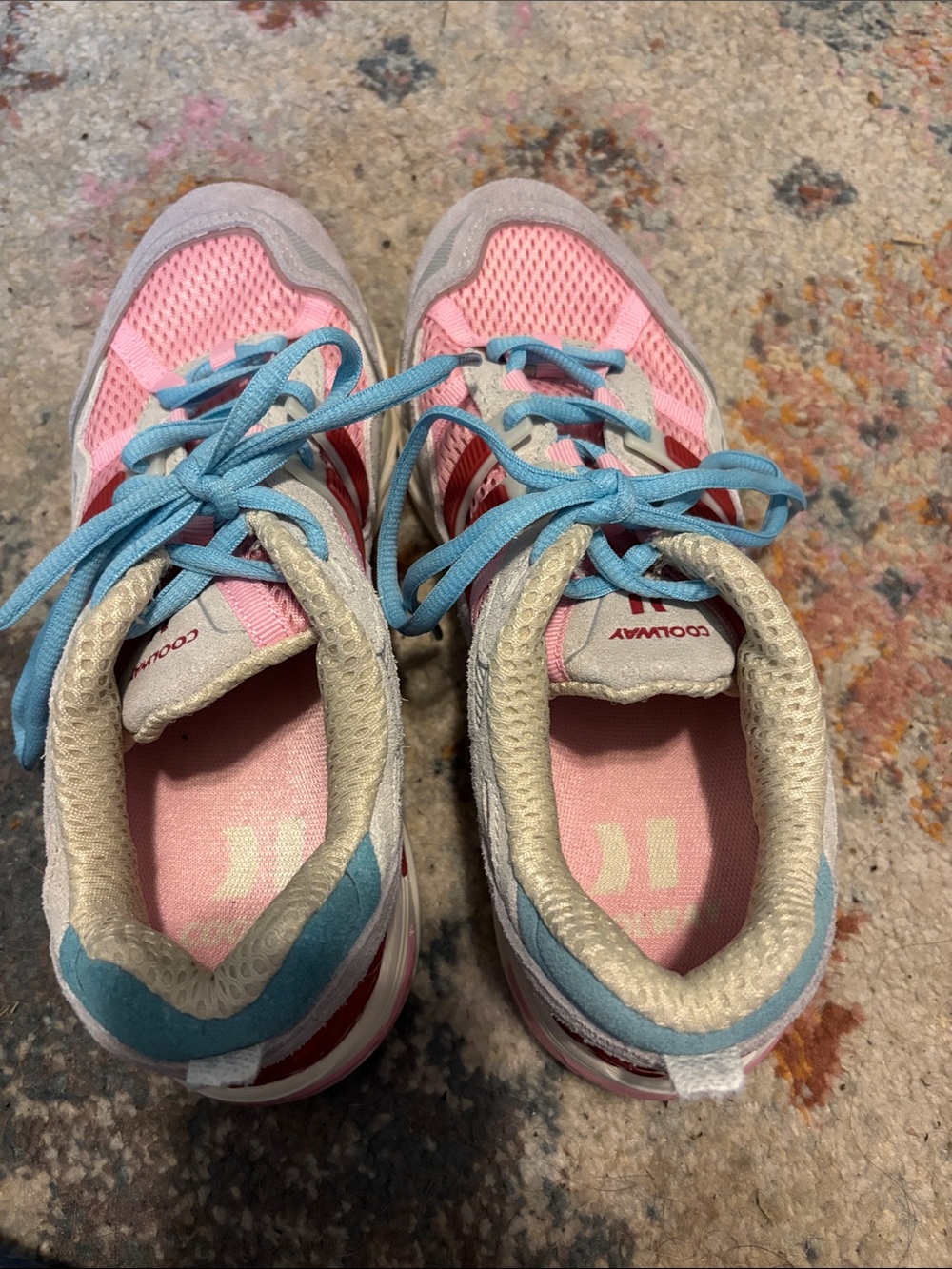 Coolway model 2003 Pink and Blue Athletic Sneakers women’s 8 - Picture 4 of 5